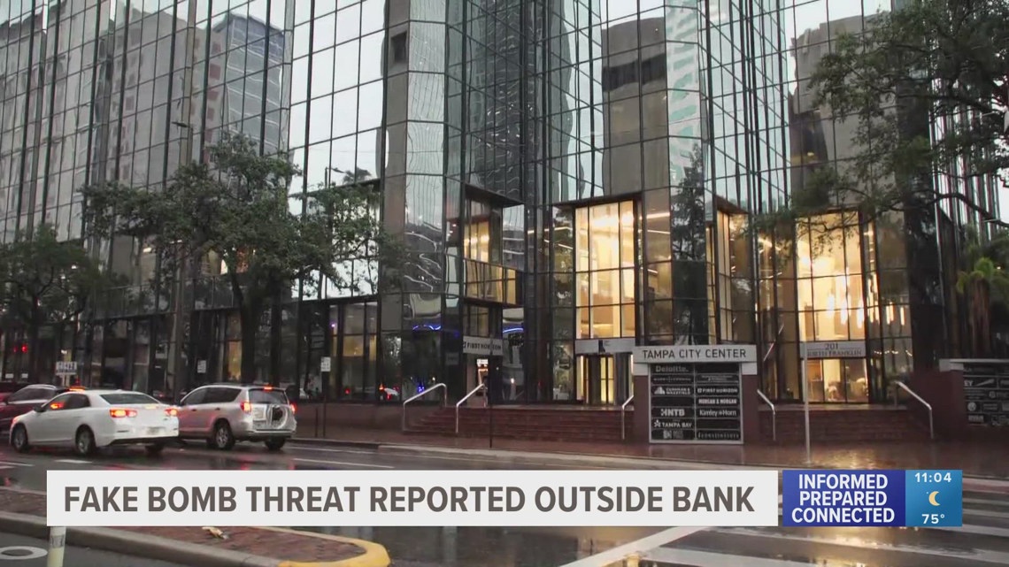 Tampa police search for anonymous caller who reported bomb threat at downtown bank