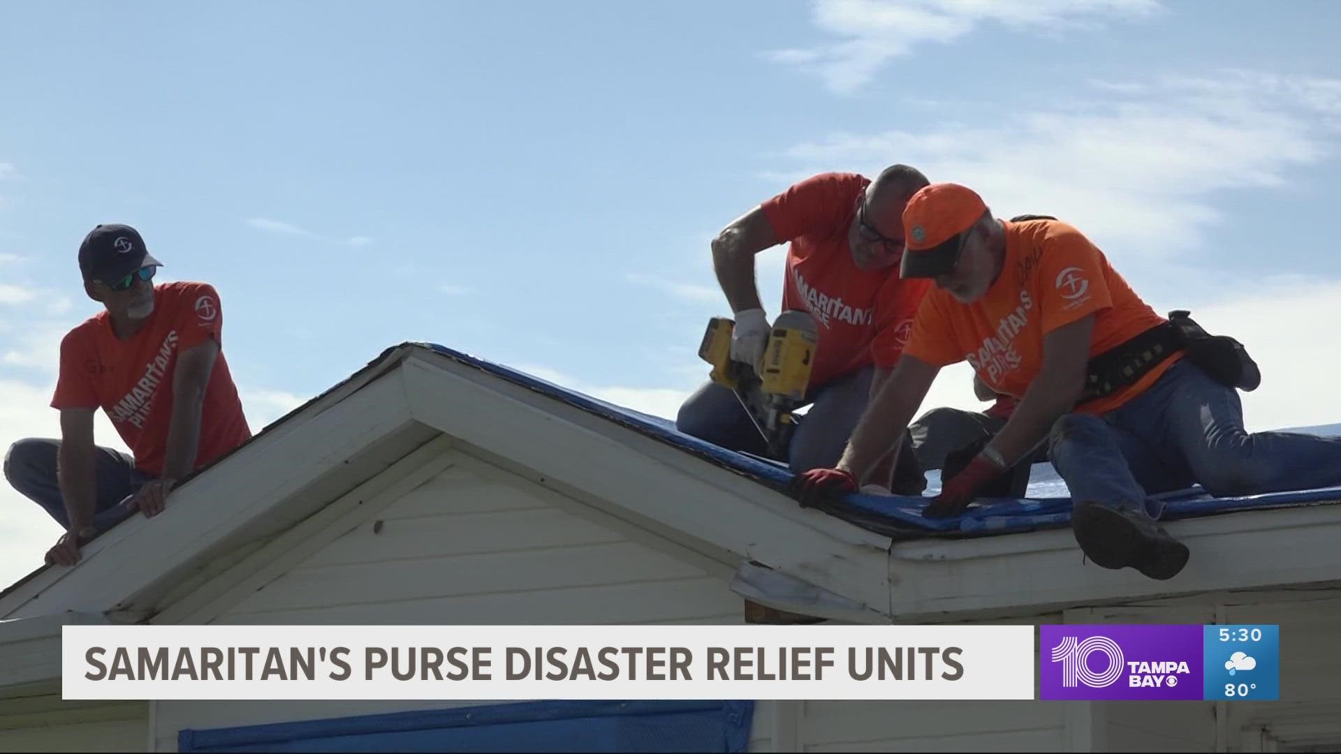 Samaritan's Purse Serves Thanksgiving Lunch to Hurricane Ian Survivors