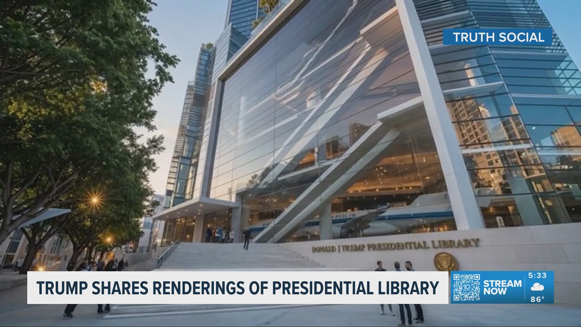 Renderings released of Donald J. Trump Presidential Library in Miami ...