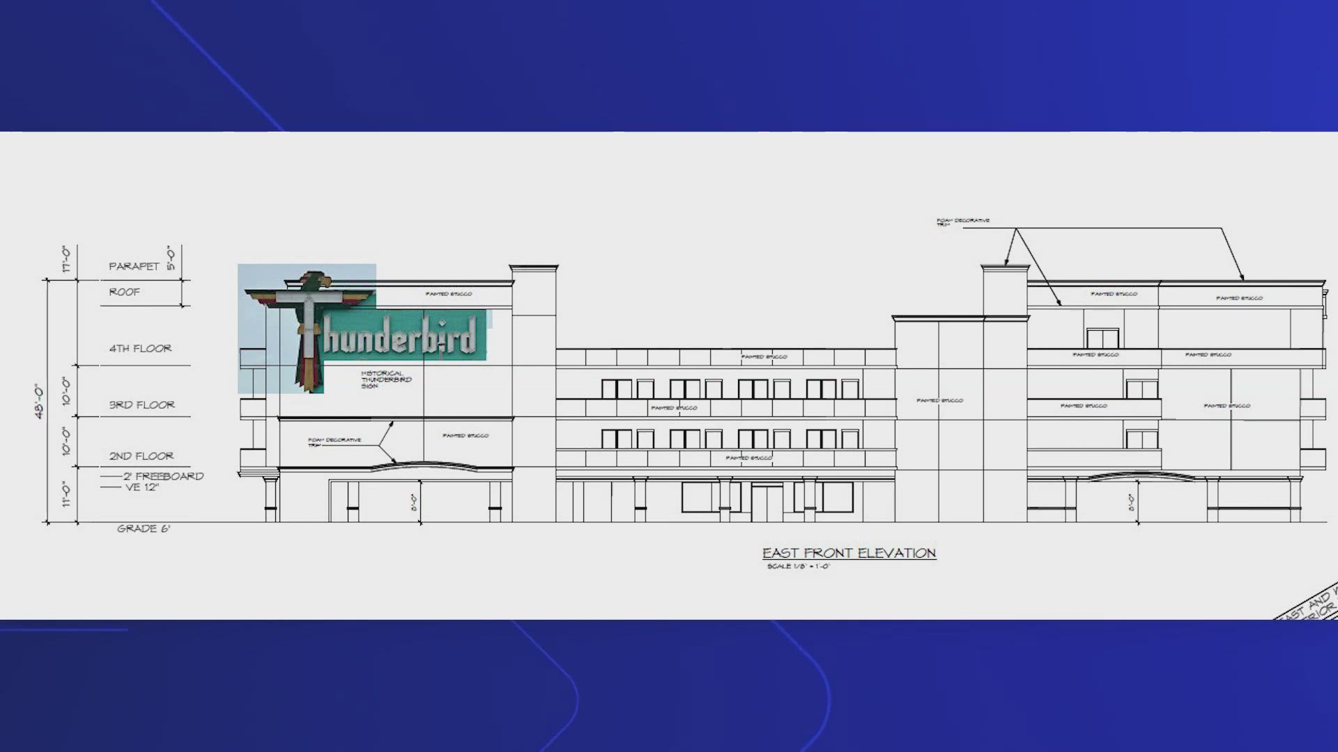 The Thunderbird has been closed since last year's storms. 