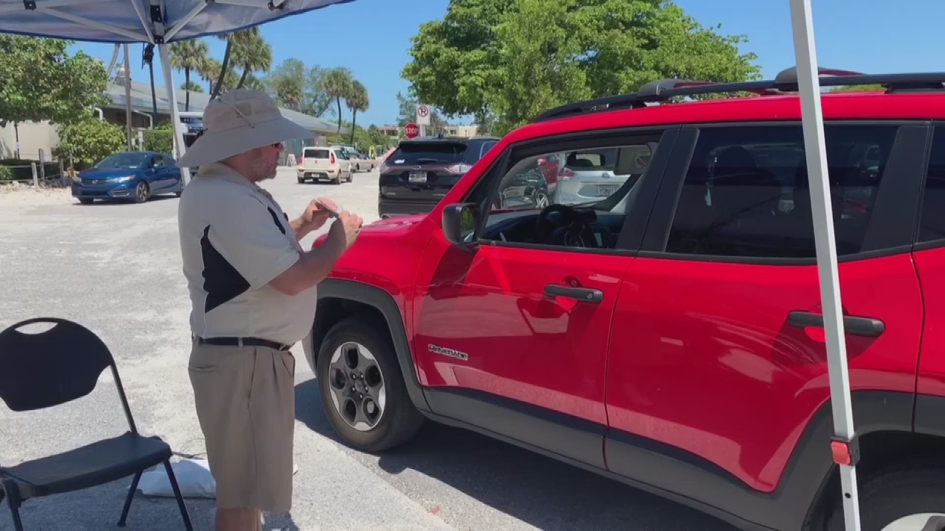 Manatee County reopened beaches today with no restrictions, with the only limitation is on parking.