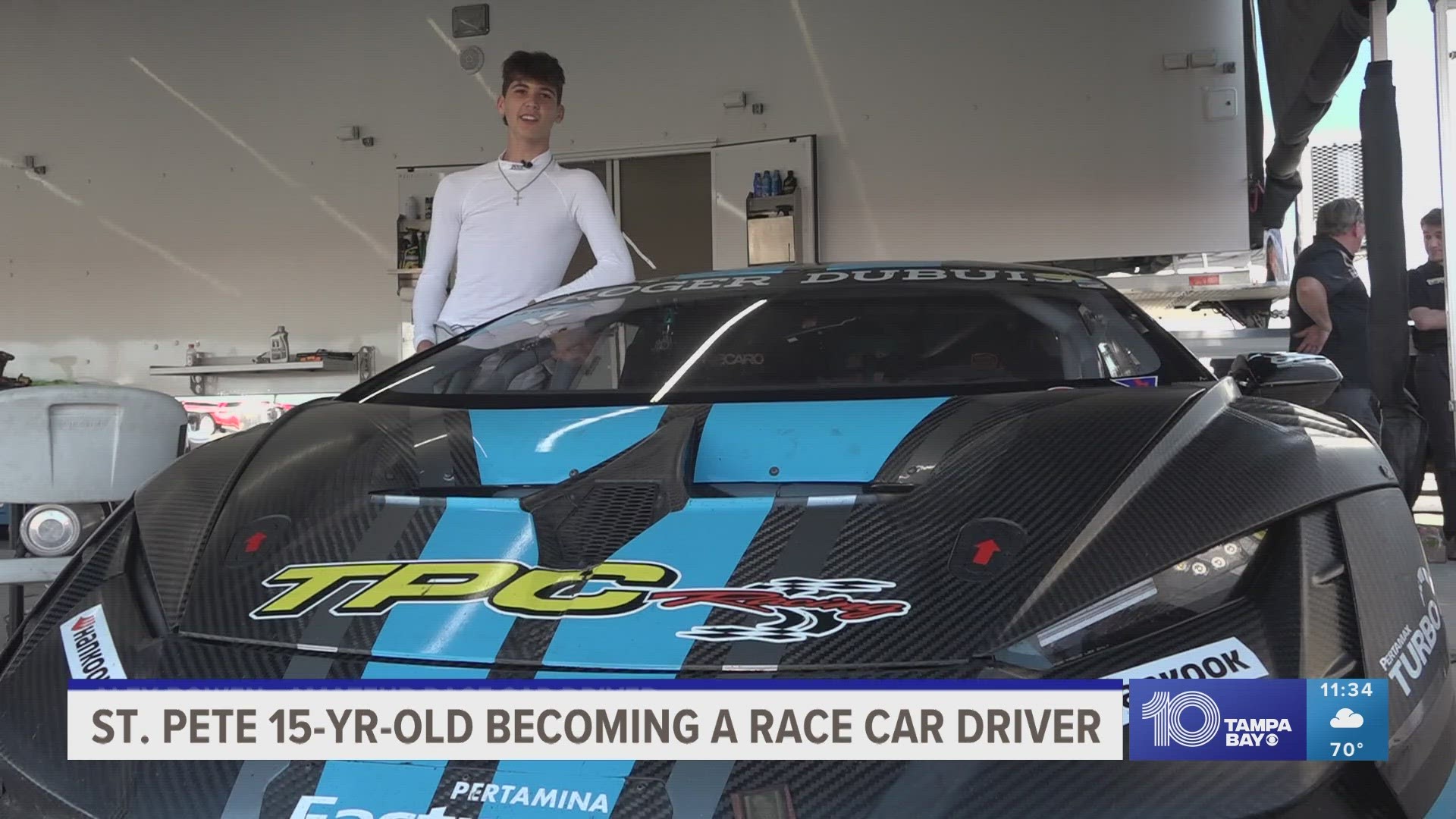Alex Bowen is only 15 but is being recruited by Lamborghini to race in its Super Trofeo international racing series.
