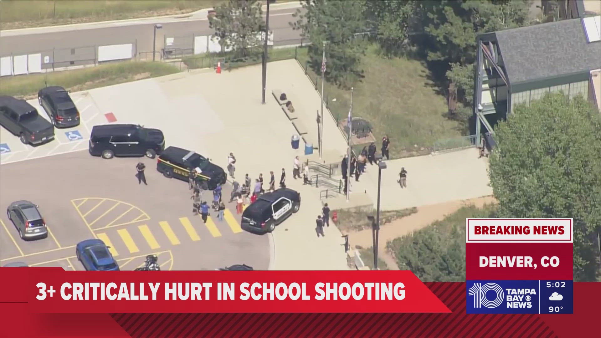 At least three students, including the suspected shooter, were hurt in a shooting at Evergreen High School, according to the Jefferson County Sheriff's Office.