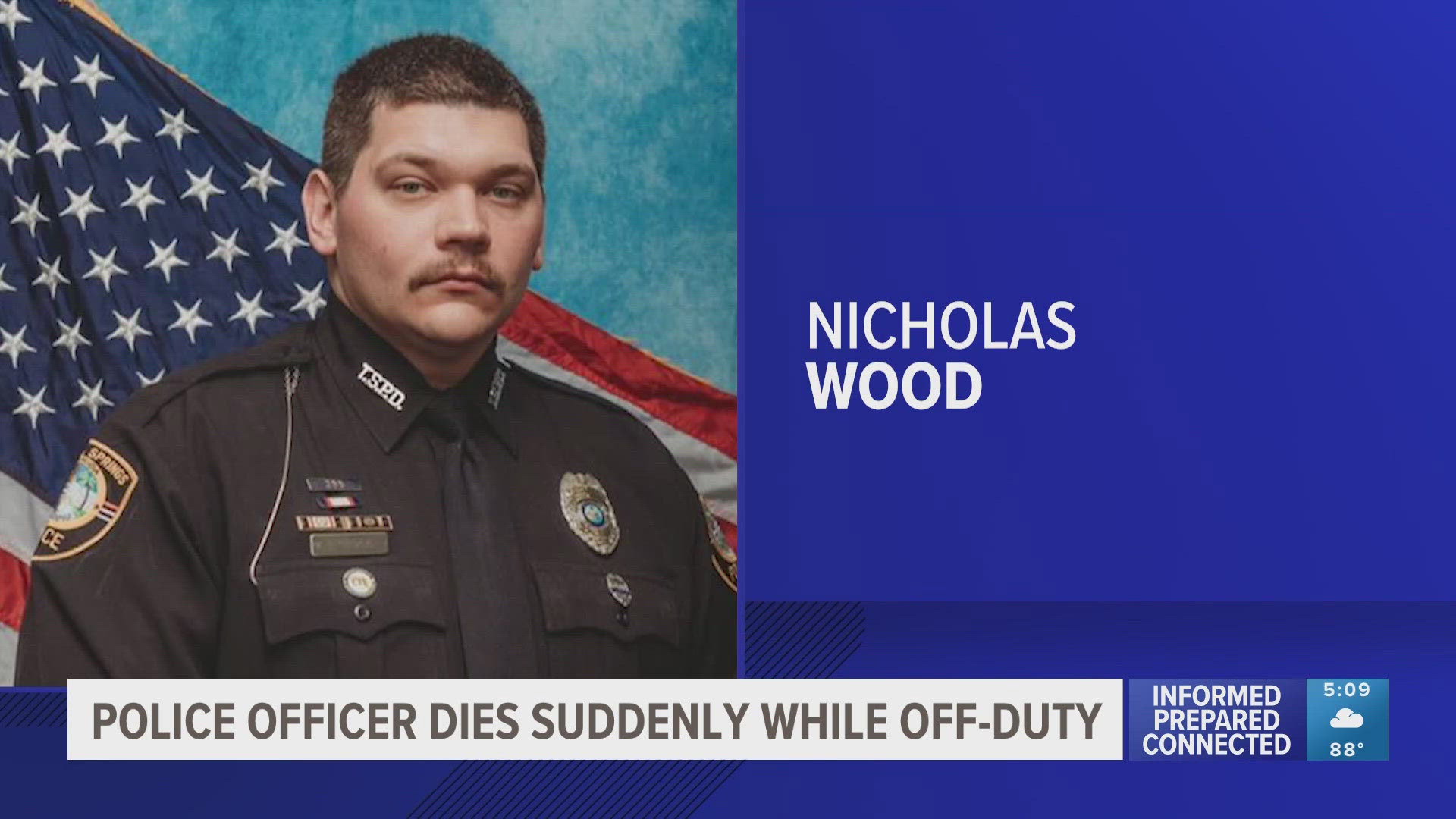 TSPD made the announcement Wednesday afternoon on Facebook.