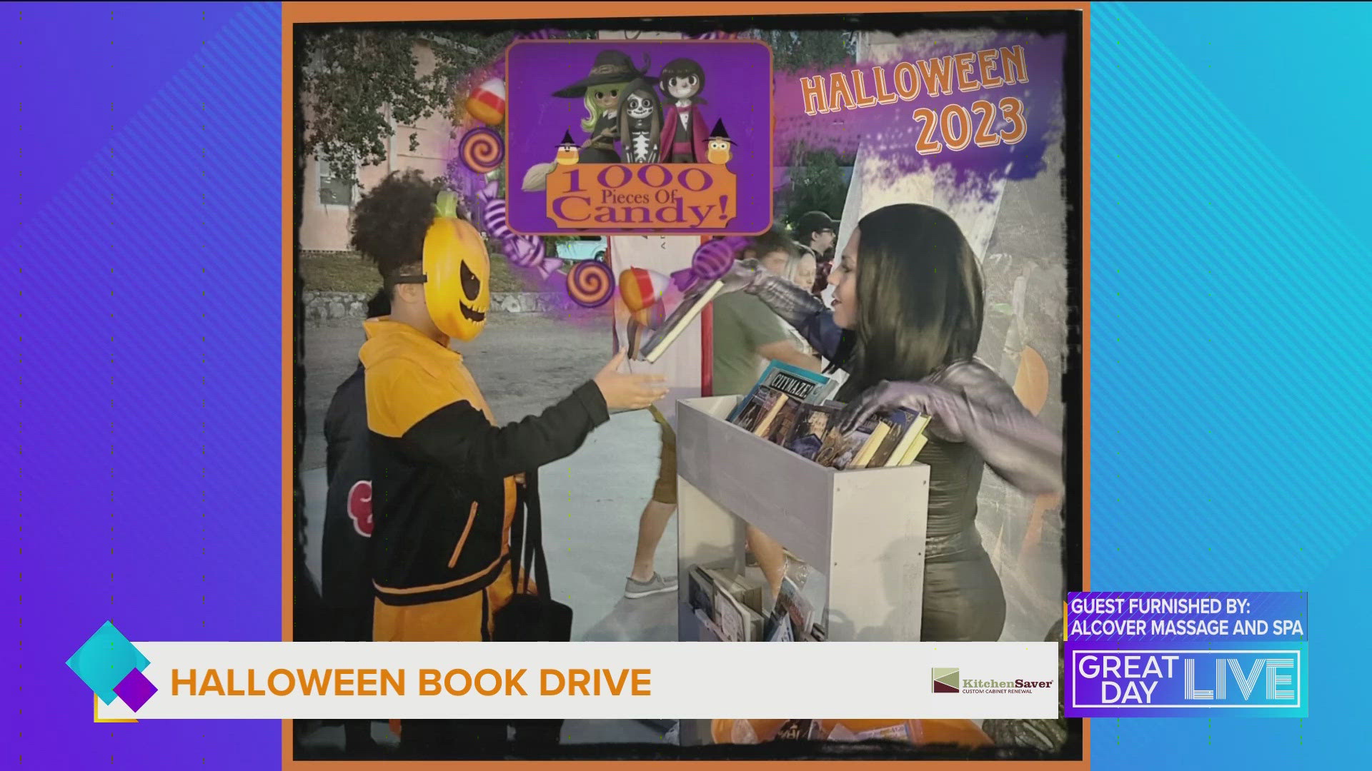 Halloween book drive