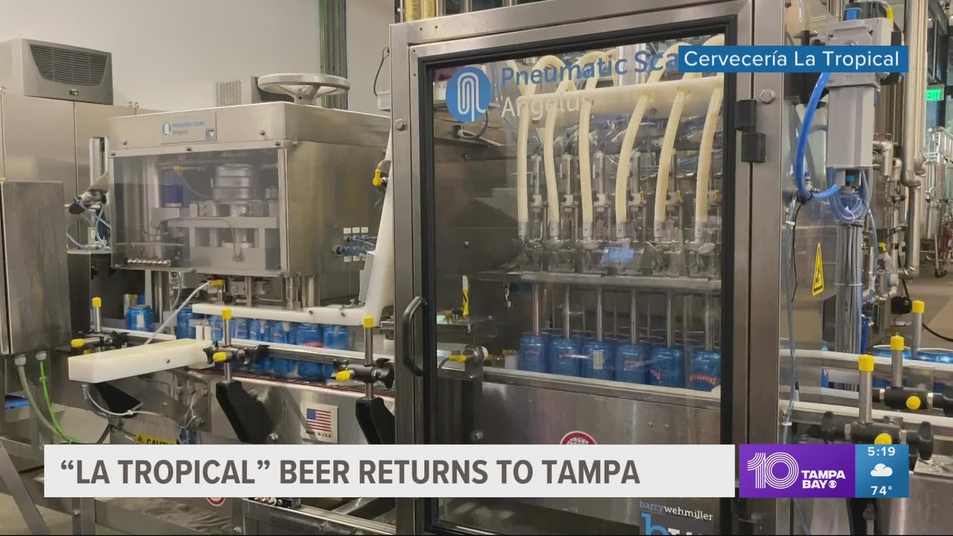 The state's oldest beer targets to celebrate the blend of Cuban culture and the founding of Ybor City in Tampa.