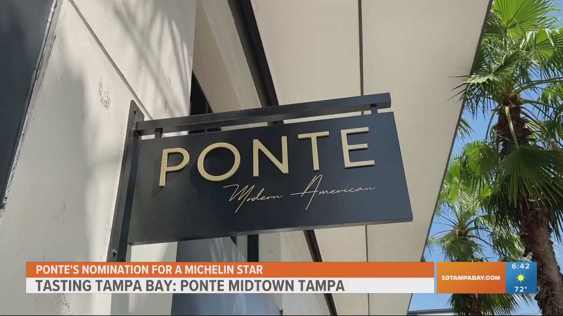 It’s an award no Tampa Bay area restaurant holds. Tampa’s fine dining restaurant, Ponte, in Midtown, makes the nomination list. We sit down with the executive chef.