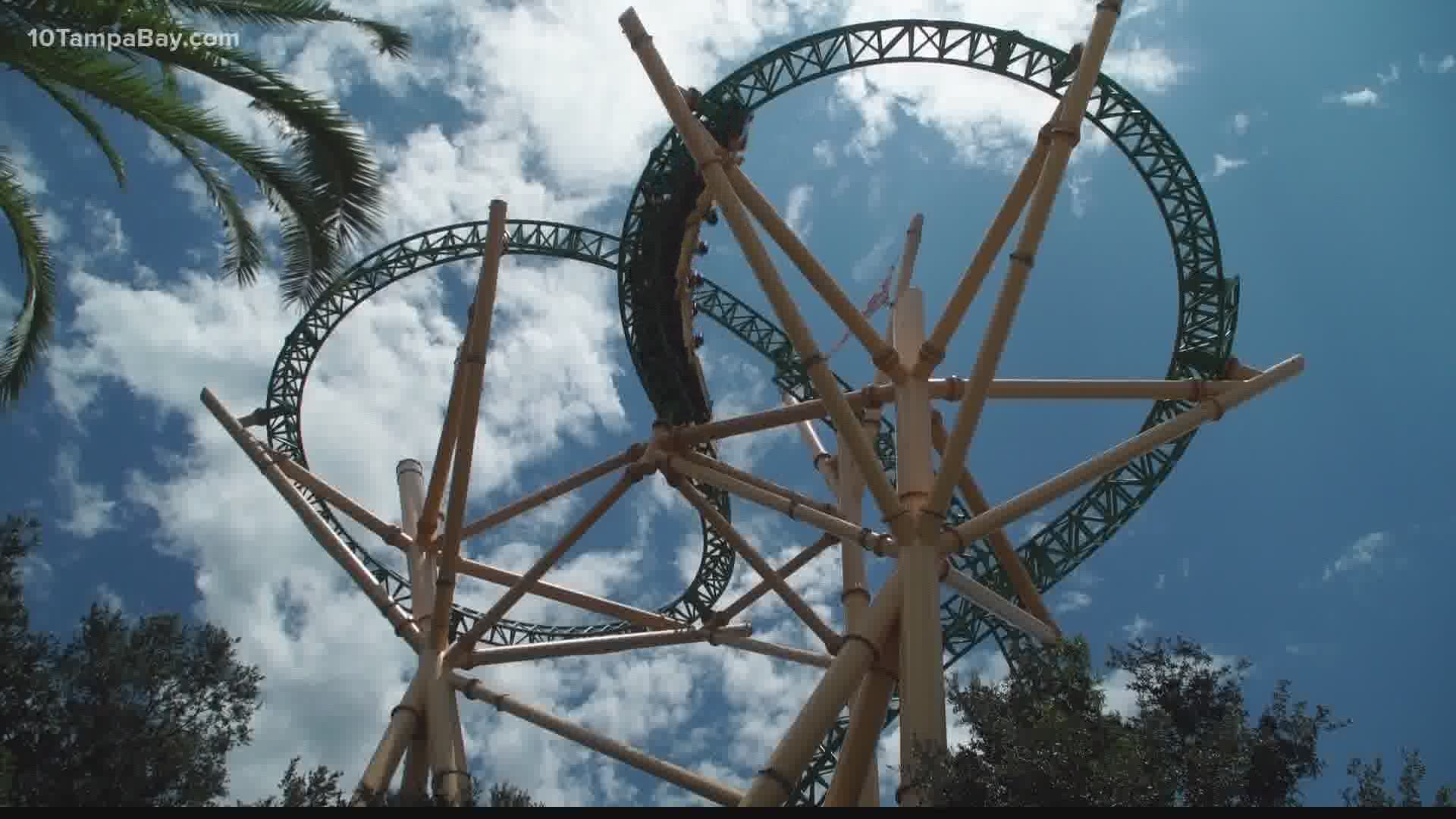 Florida's governor held a roundtable discussion with theme park leaders at Universal Orlando.