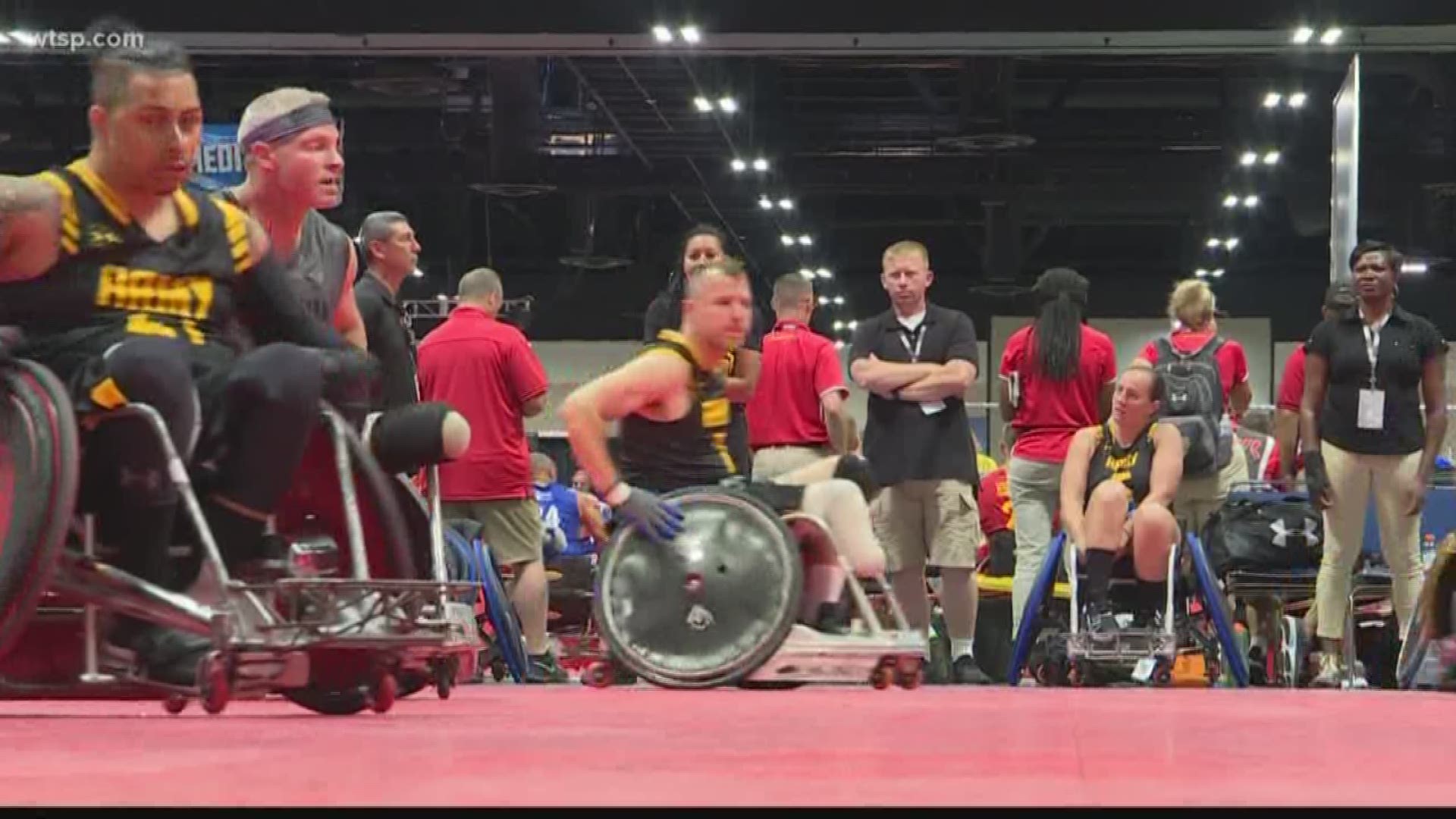 He was well-versed in the sport before joining the Warrior Games he says.