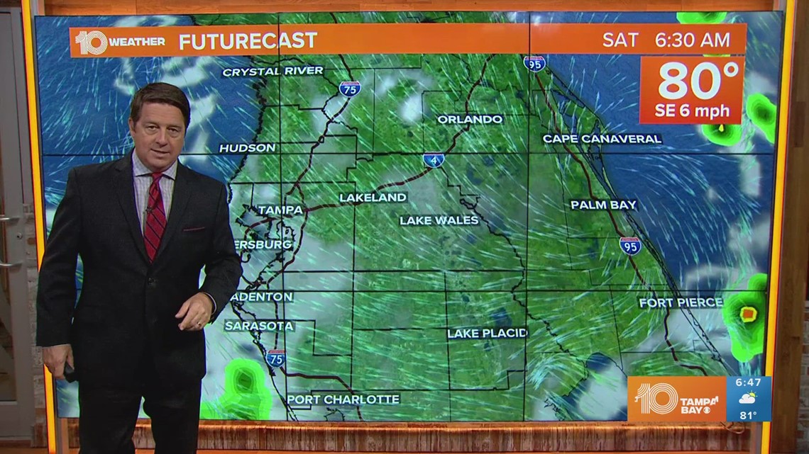 10 Weather Tampa Bay area morning forecast July 28, 2023