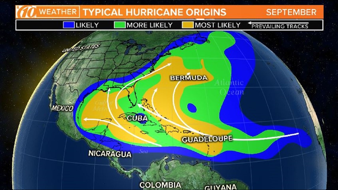 September and October is Tampa Bay's hurricane season