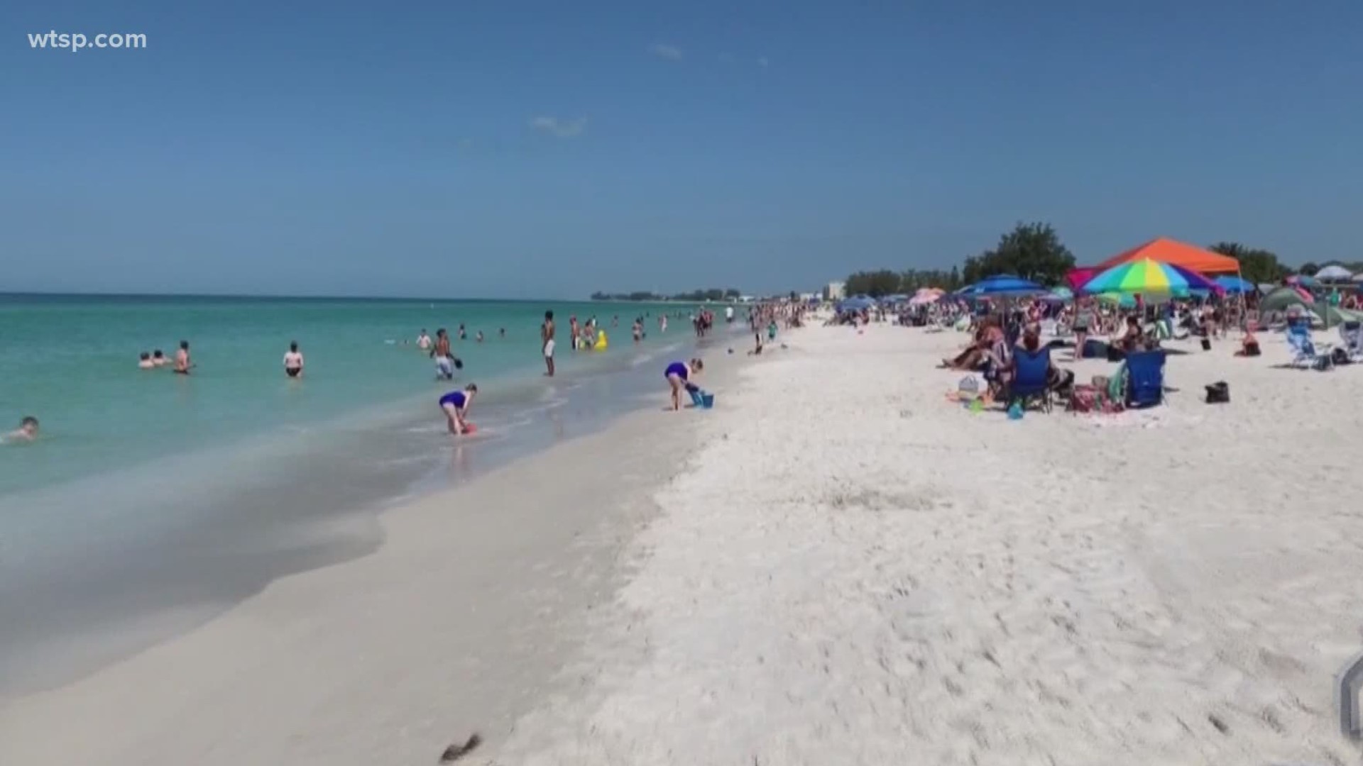 The sheriff says they’ve been able to keep people safely distanced, but the health consequences of letting people back onto the sand might not be known for weeks.