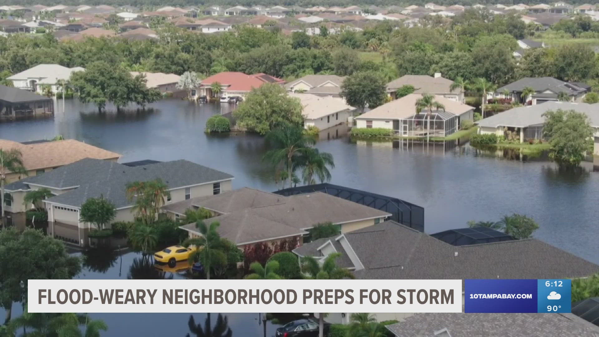 Neighbors in Laurel Meadows say they're preparing for Helene impacts, as they still recover from Hurricane Debby last month.