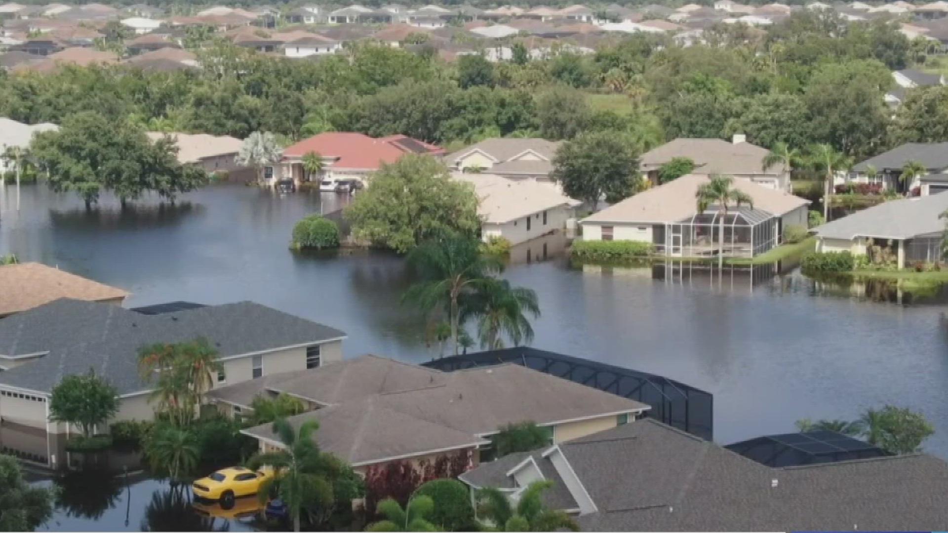 Neighbors in Laurel Meadows say they're preparing for Helene impacts, as they still recover from Hurricane Debby last month.