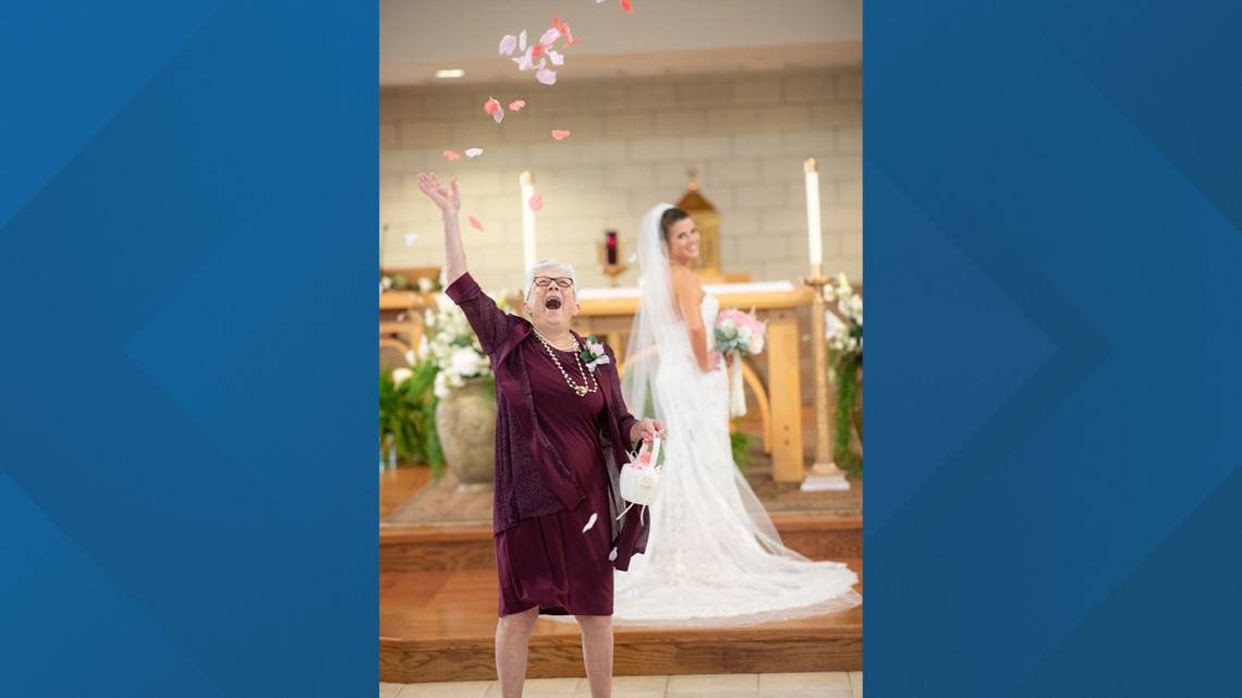 83 year old flower girl