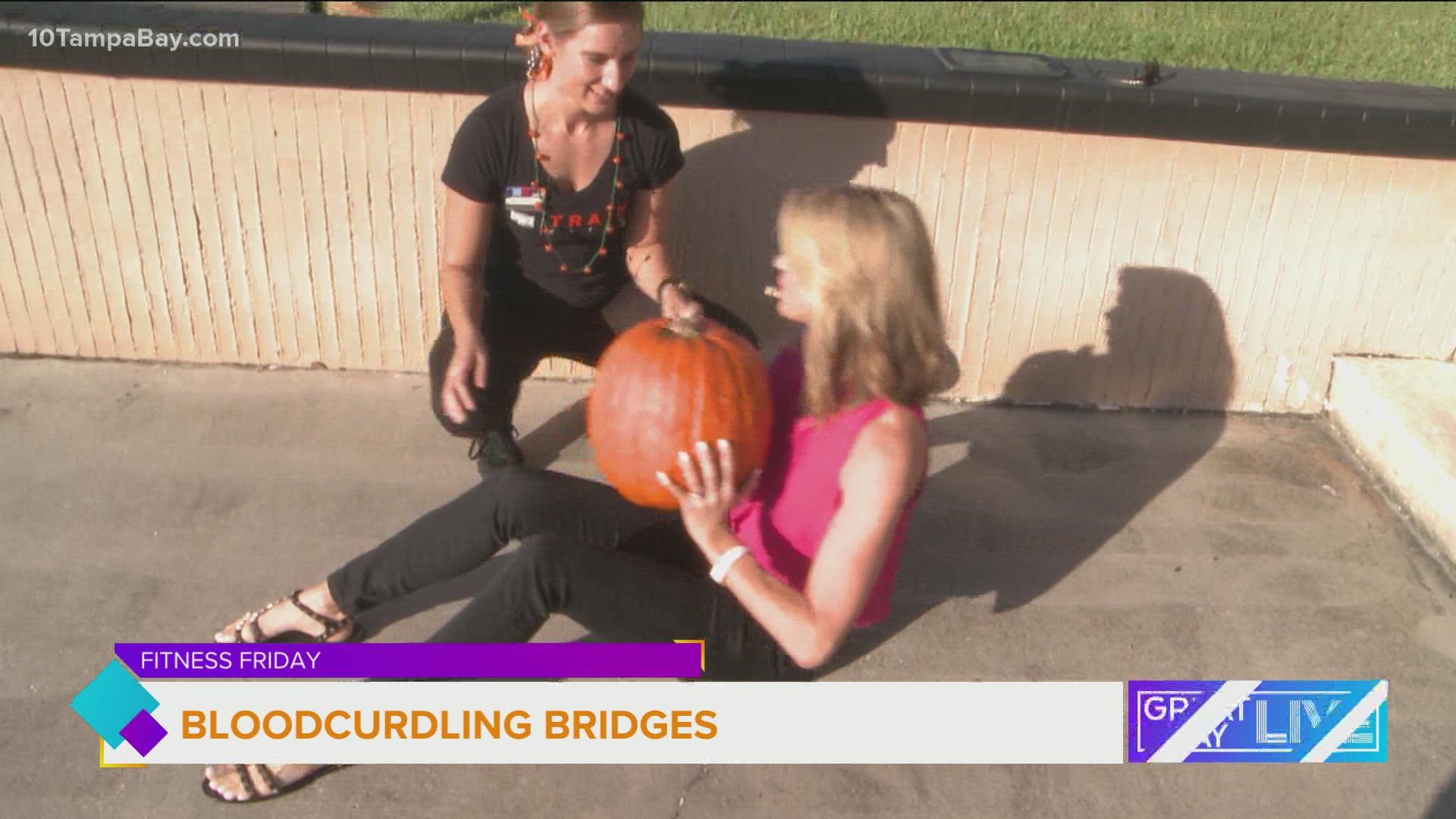 Deadlifts, corpse crunches and spider crawls will help you get into the Halloween spirit.