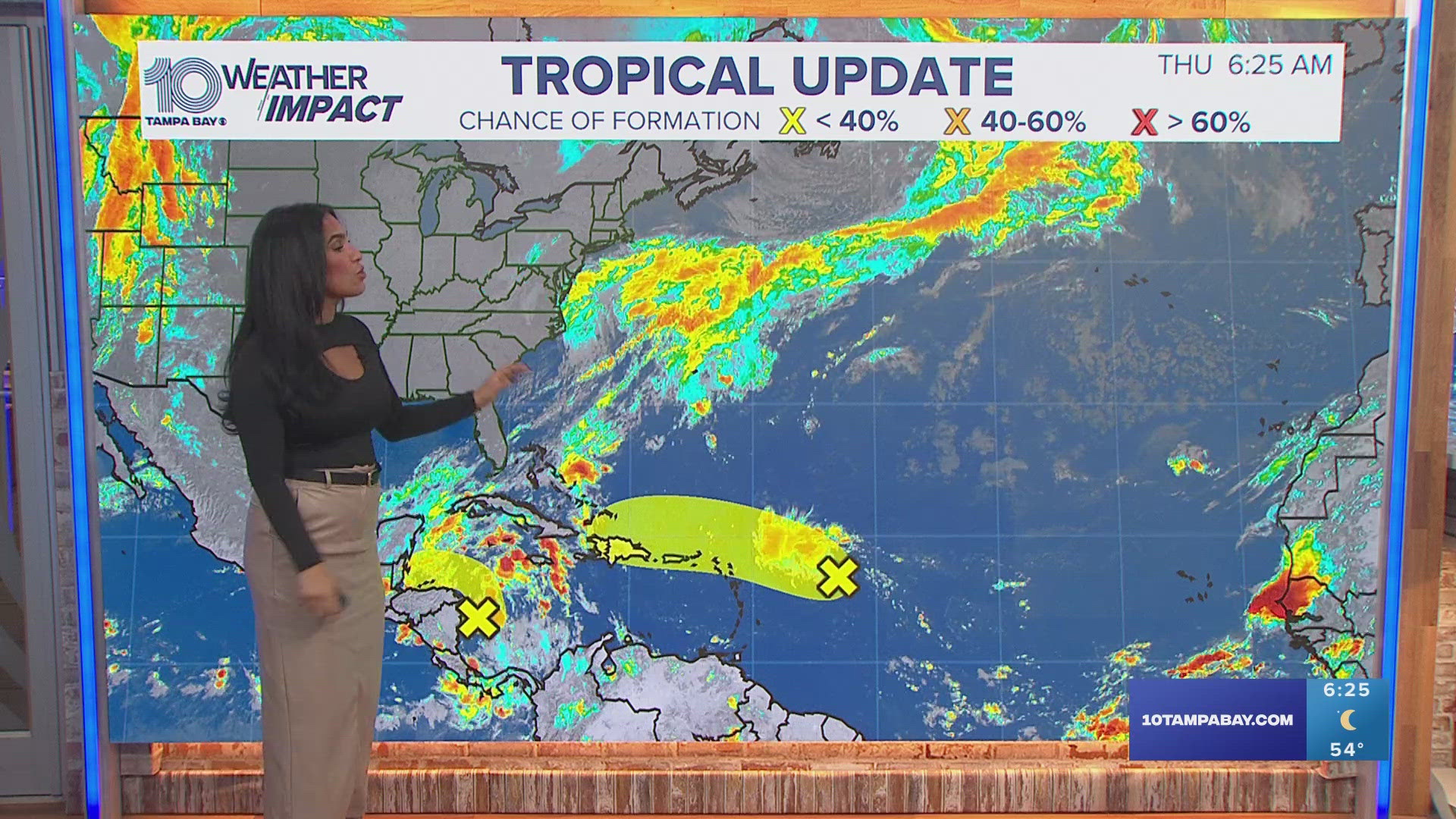 Hurricane season ends on Nov. 30. Two disturbances out there right now have a low chance of developing.