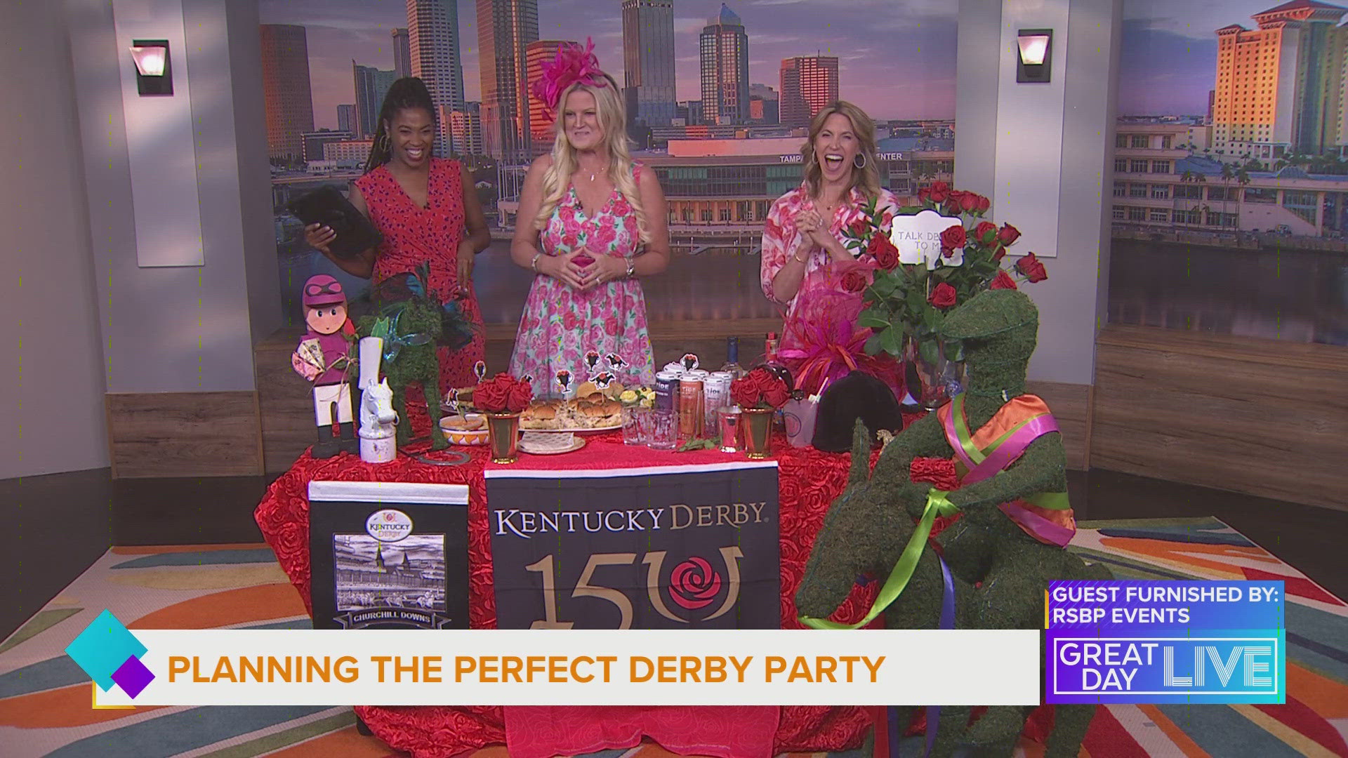 Brooke Palmer Kuhl shares everything you need to throw the best derby party in your neighborhood.