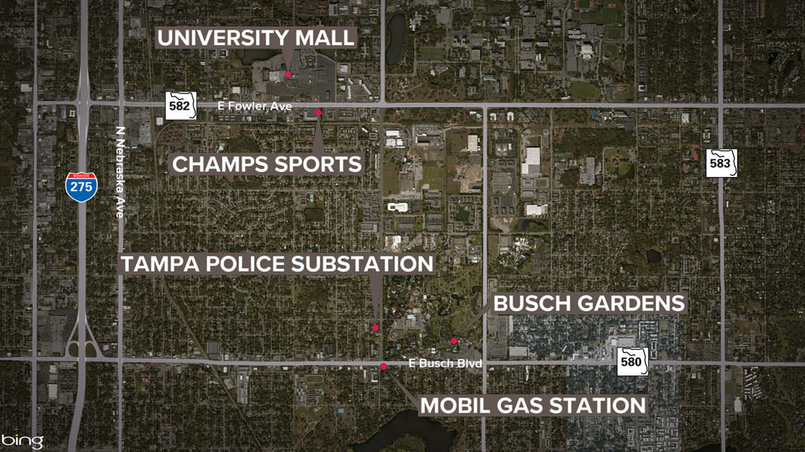 people loot tampa phone store set fire to mobil gas station wtsp com set fire to mobil gas station