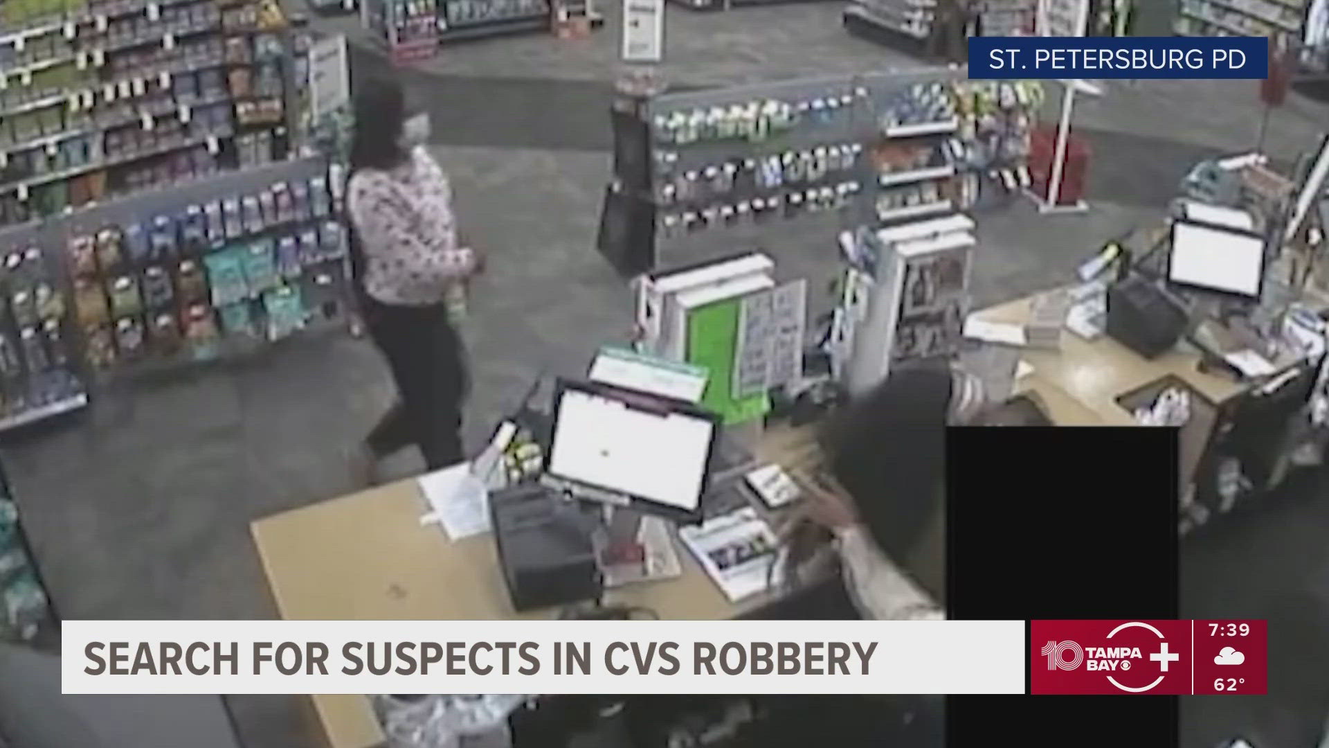 St. Pete police looking for 2 masked suspects accused of robbing CVS ...