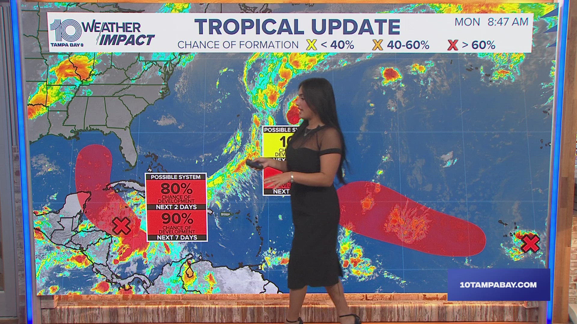 If it becomes a tropical depression or storm, it'll be named Helene.