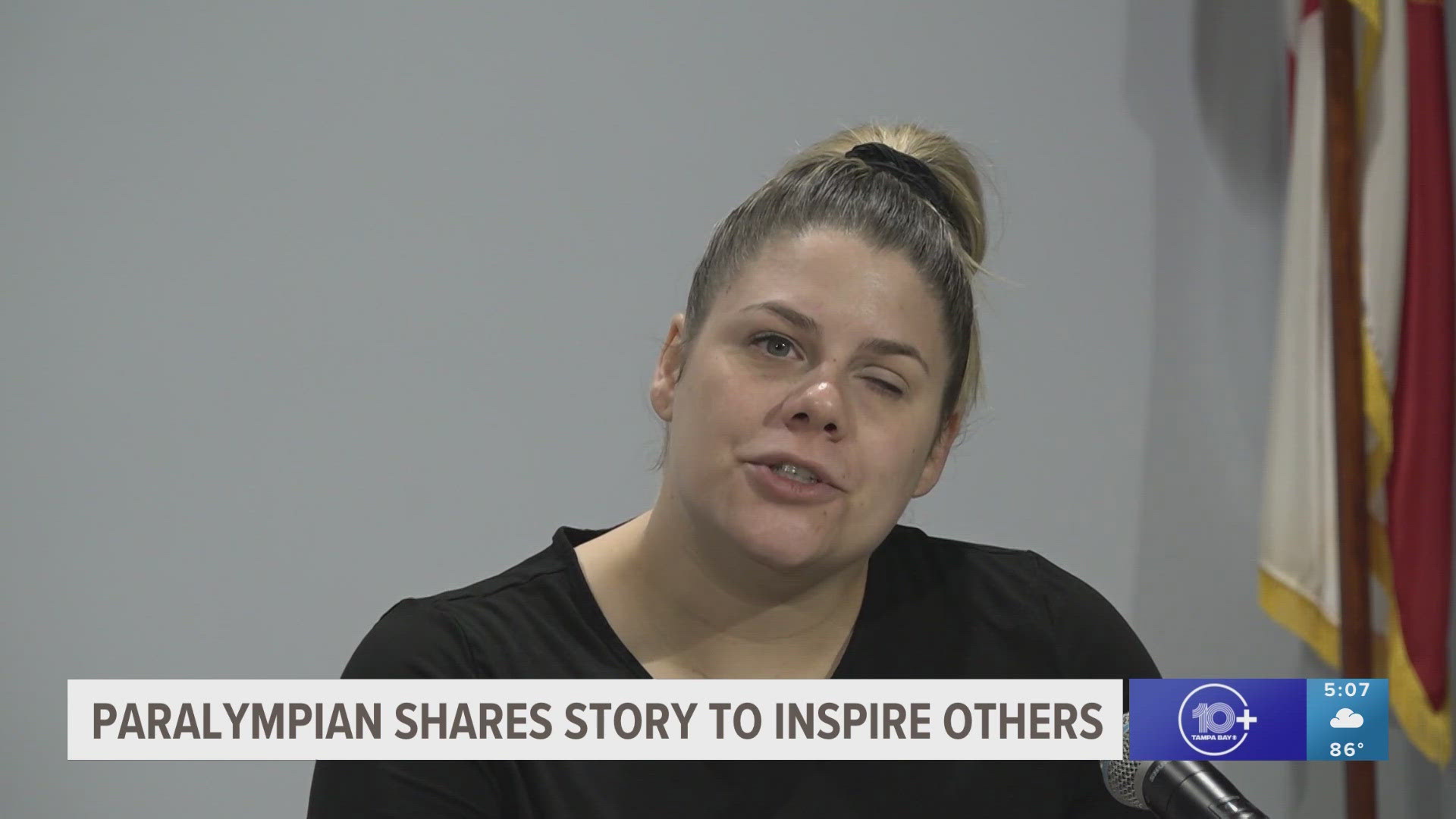 The Paralympian shares her story about domestic violence and how she turned tragedy into success.