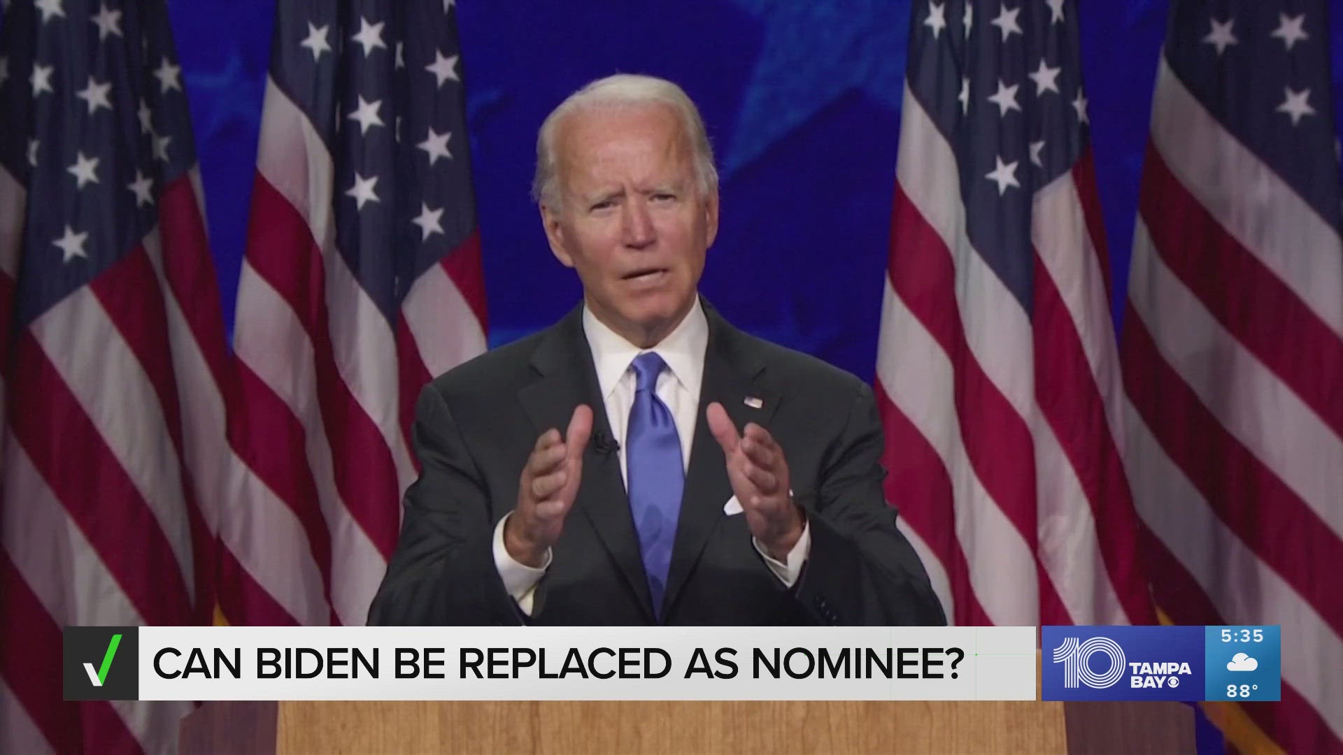 There is no evidence Biden is willing to end his campaign. And it would be nearly impossible for Democrats to replace him unless he chooses to step aside.