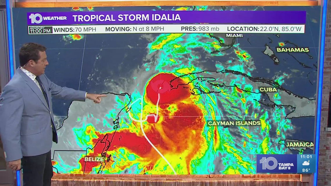 Tracking The Tropics: Idalia Expected To Become Major Hurricane Over ...