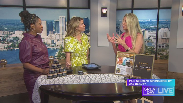 3X3Beauty neck firming & hydration crème helps fight wrinkles