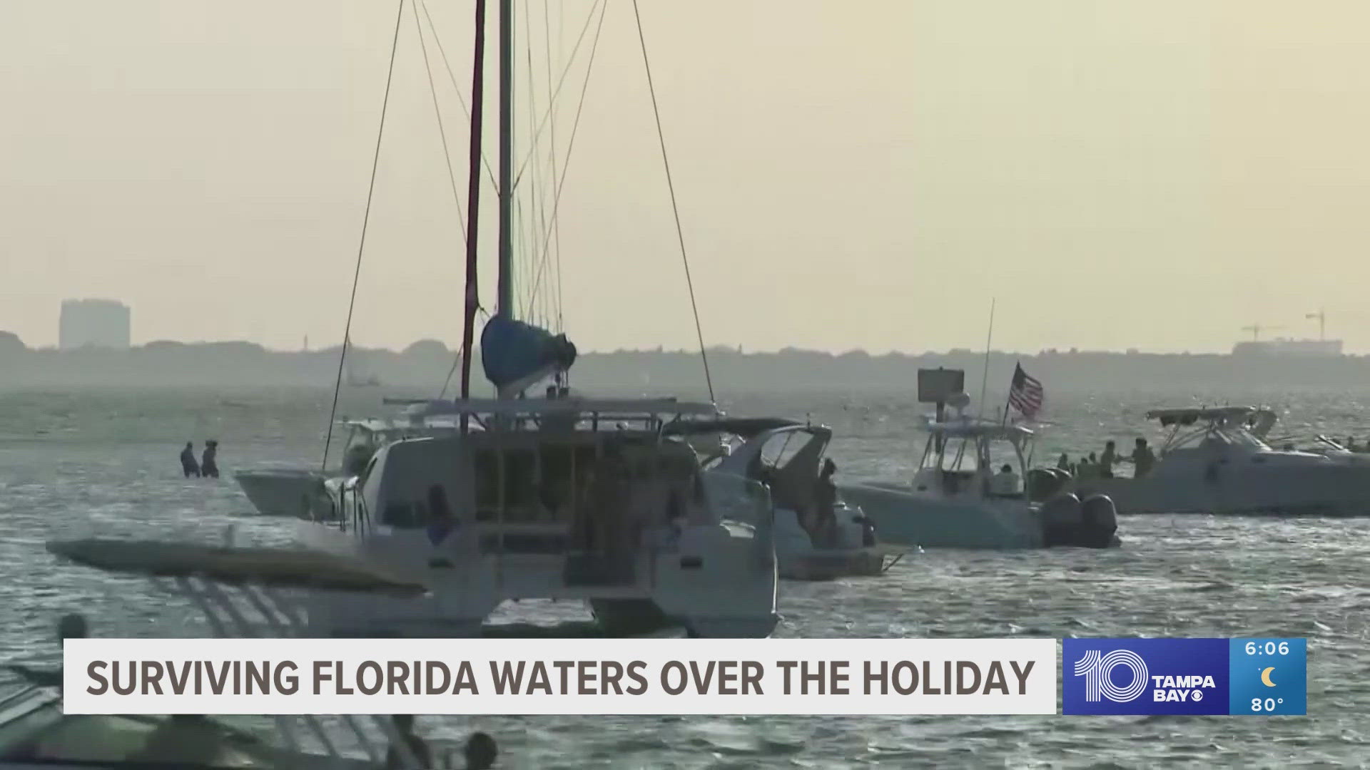 Officials are reminding people to wear their life jackets when venturing into Gulf waters this Fourth of July weekend.