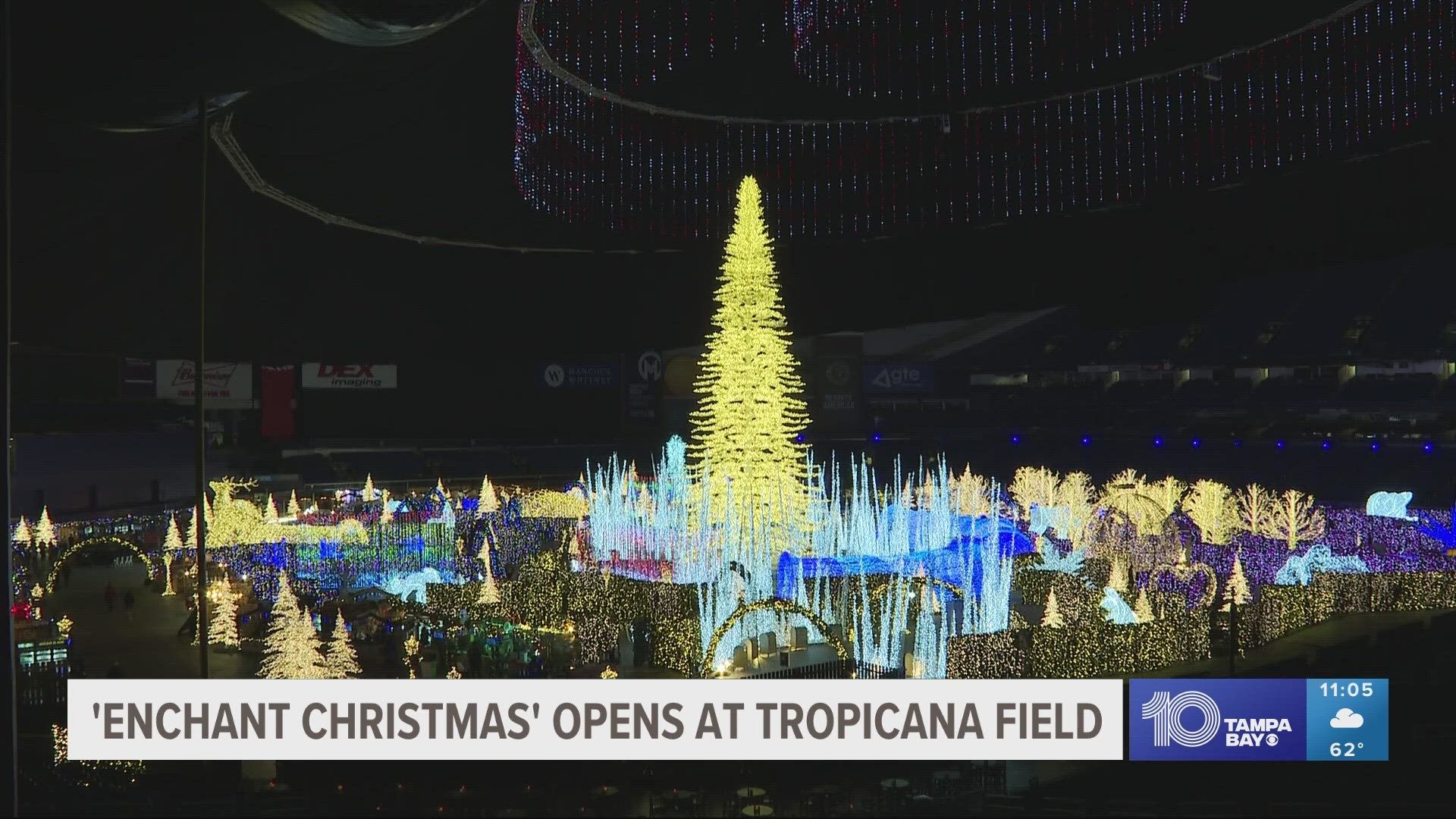 It may not snow in the Tampa Bay region, but Enchant Christmas will surely put you in the Christmas spirit.