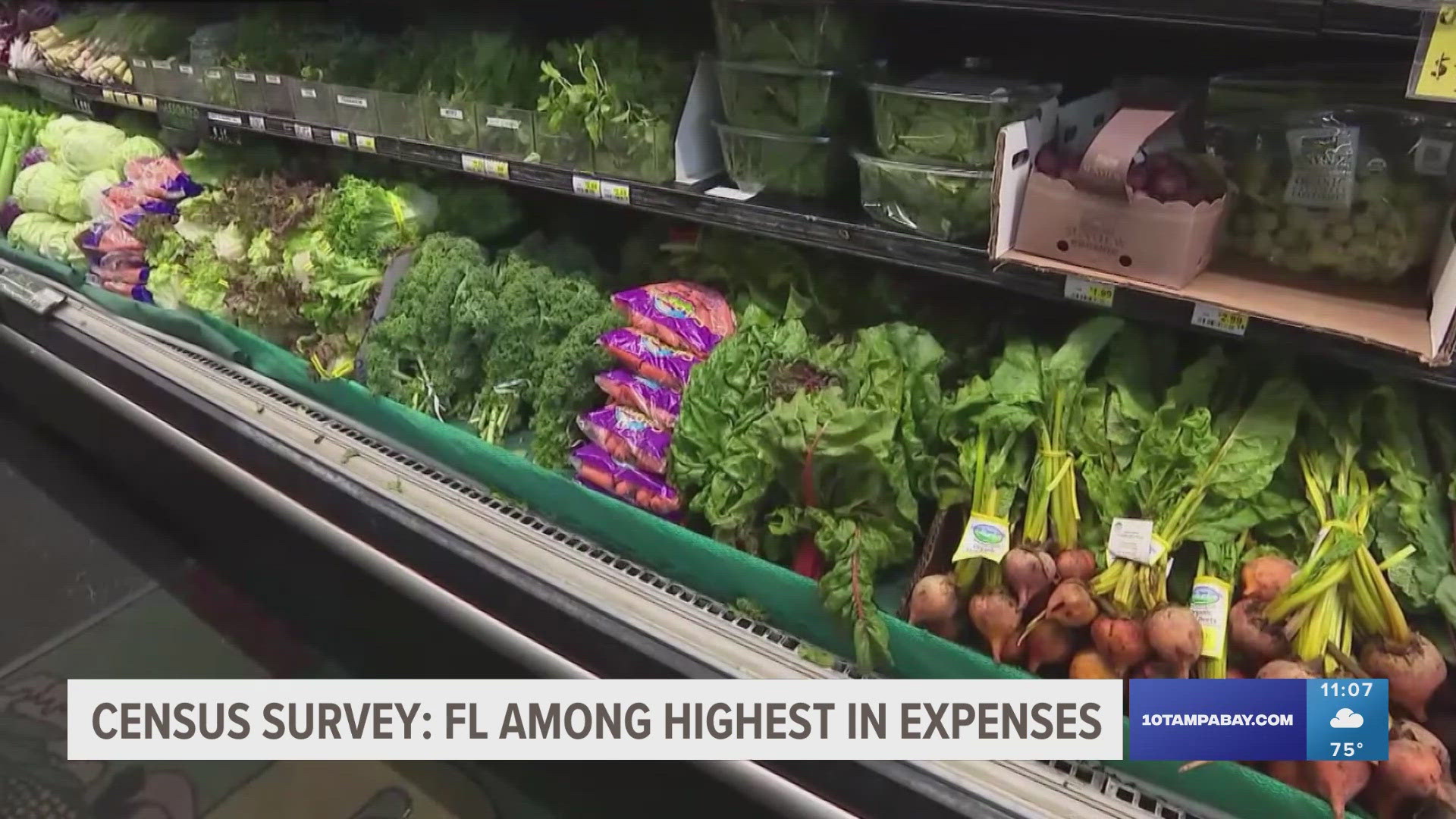 Florida ranked among the top 10 states when it came to concerns over price increases in the future, according to the survey.