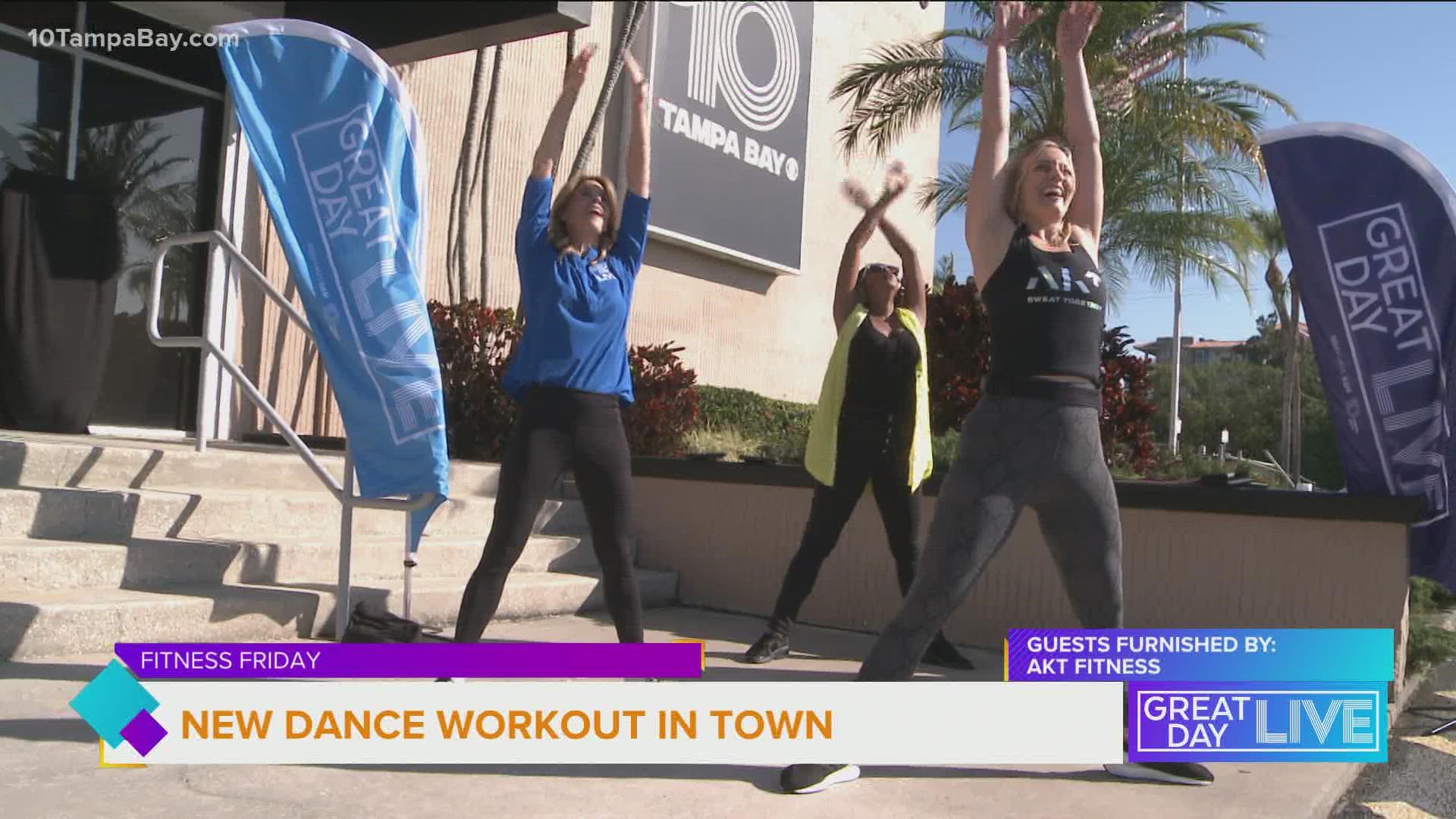 Java and Janelle dance their way to fitness trying out new workout AKT.