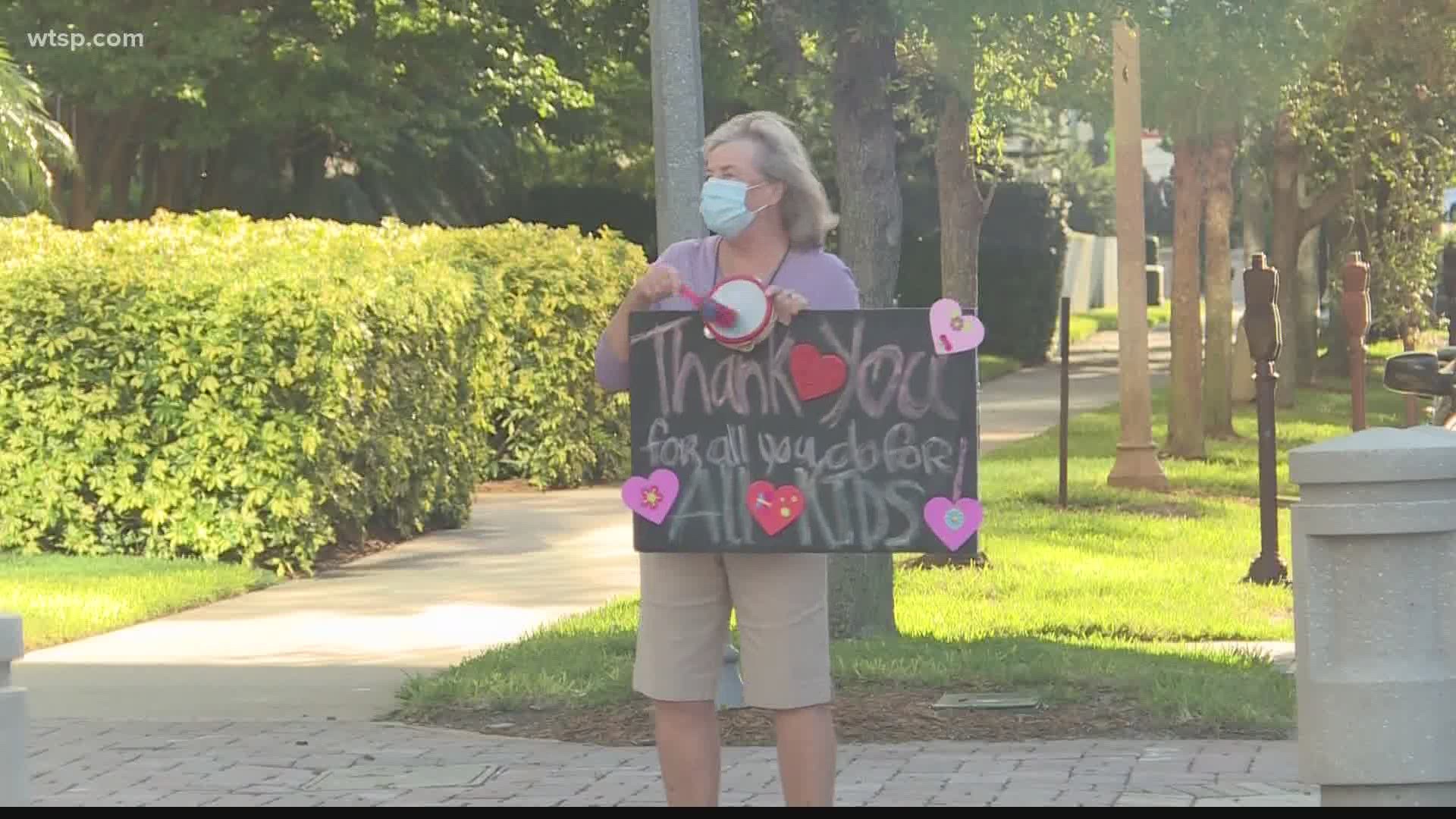 The Tampa Bay community continues to come together and help each other stay positive through the pandemic.