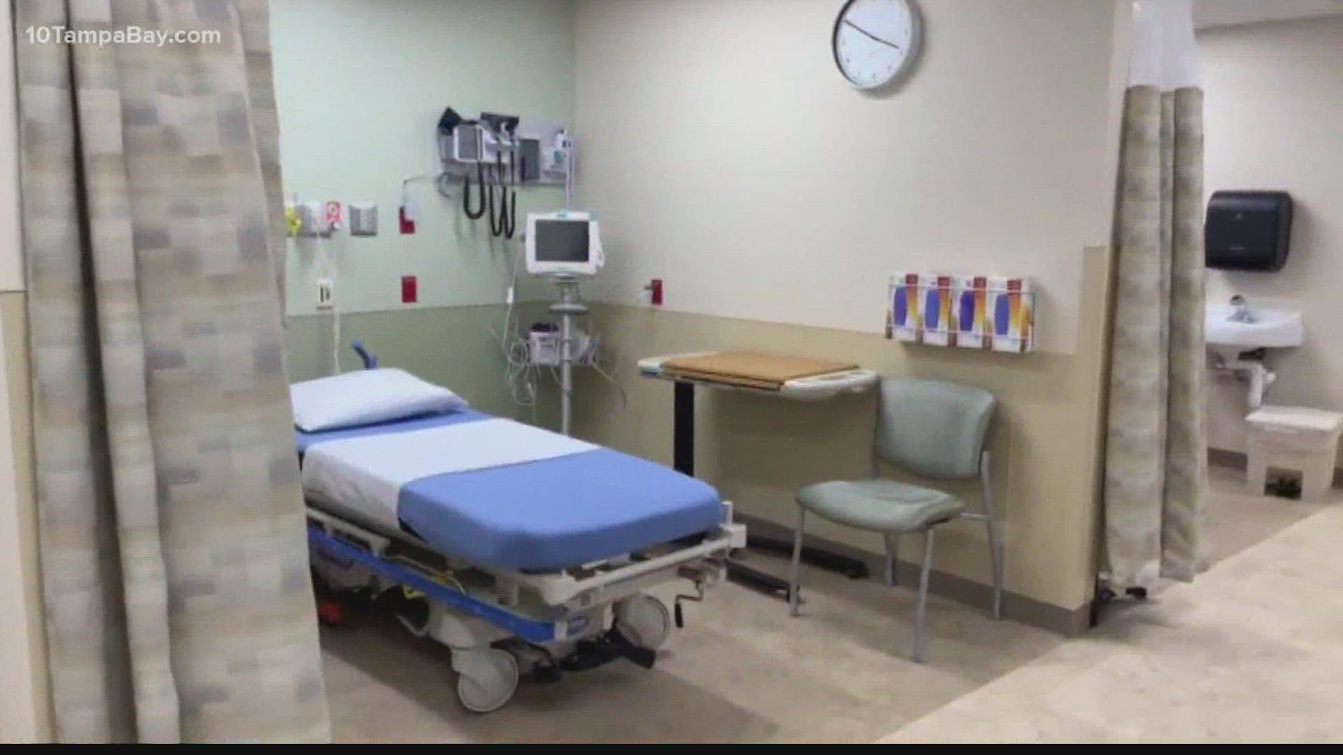 No visitors are allowed for patients at Sarasota Memorial except in special situations like end-of-life care.