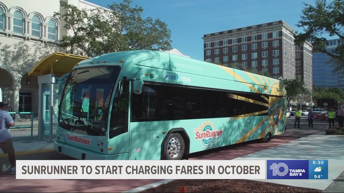 Pinellas County leaders to start charging full fare for SunRunner ...