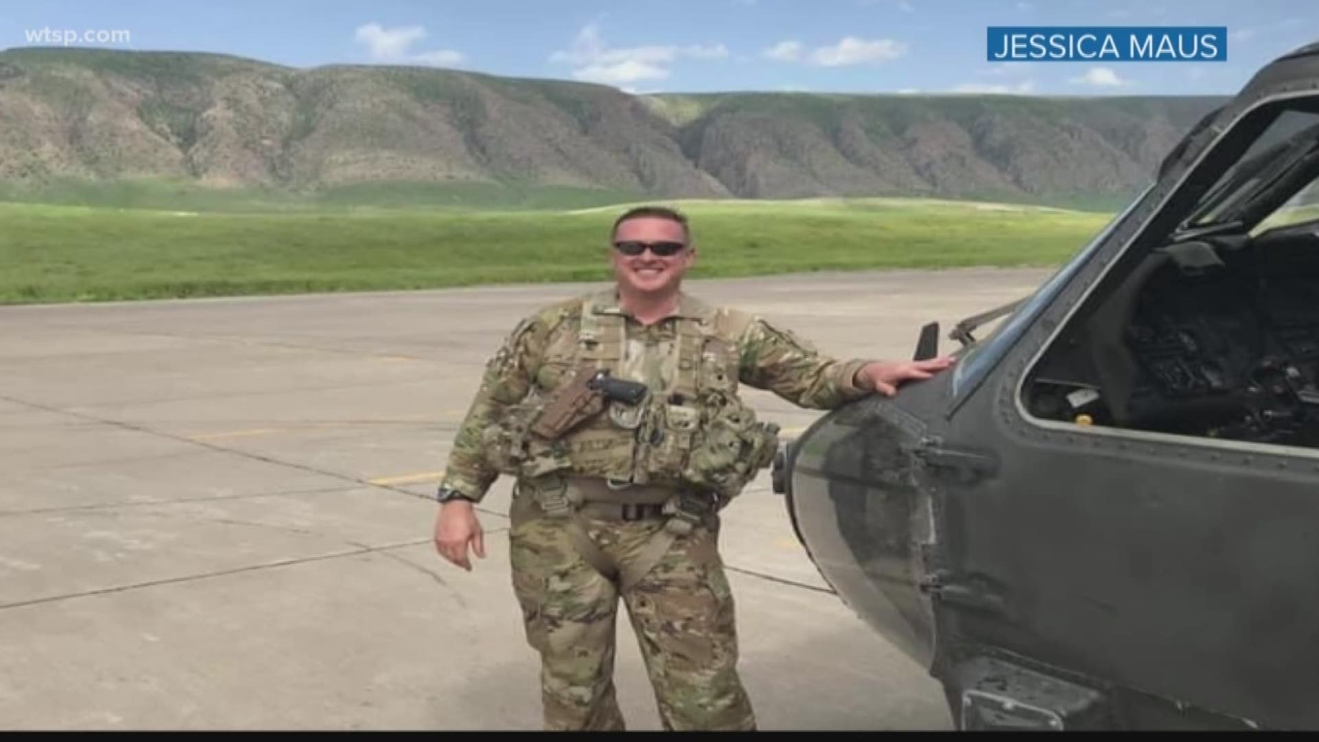 Lieutenant Travis Maus has been a member of the US Army Reserve for almost 15 years. He had been serving in with his company, the "Ghostriders.”