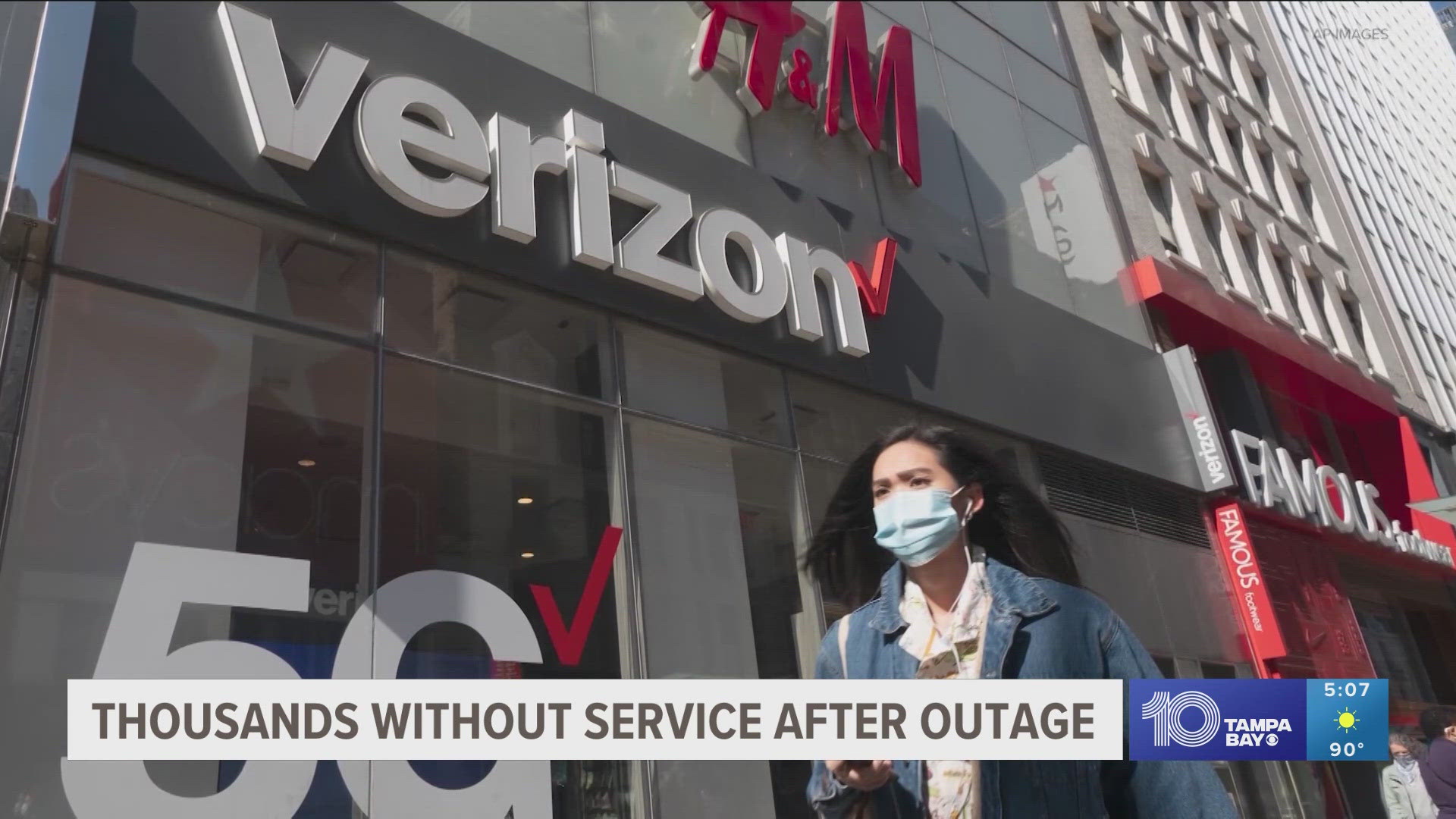 People started reporting issues shortly after 9 a.m. Monday. Verizon says engineers are working to identify and solve the issue.