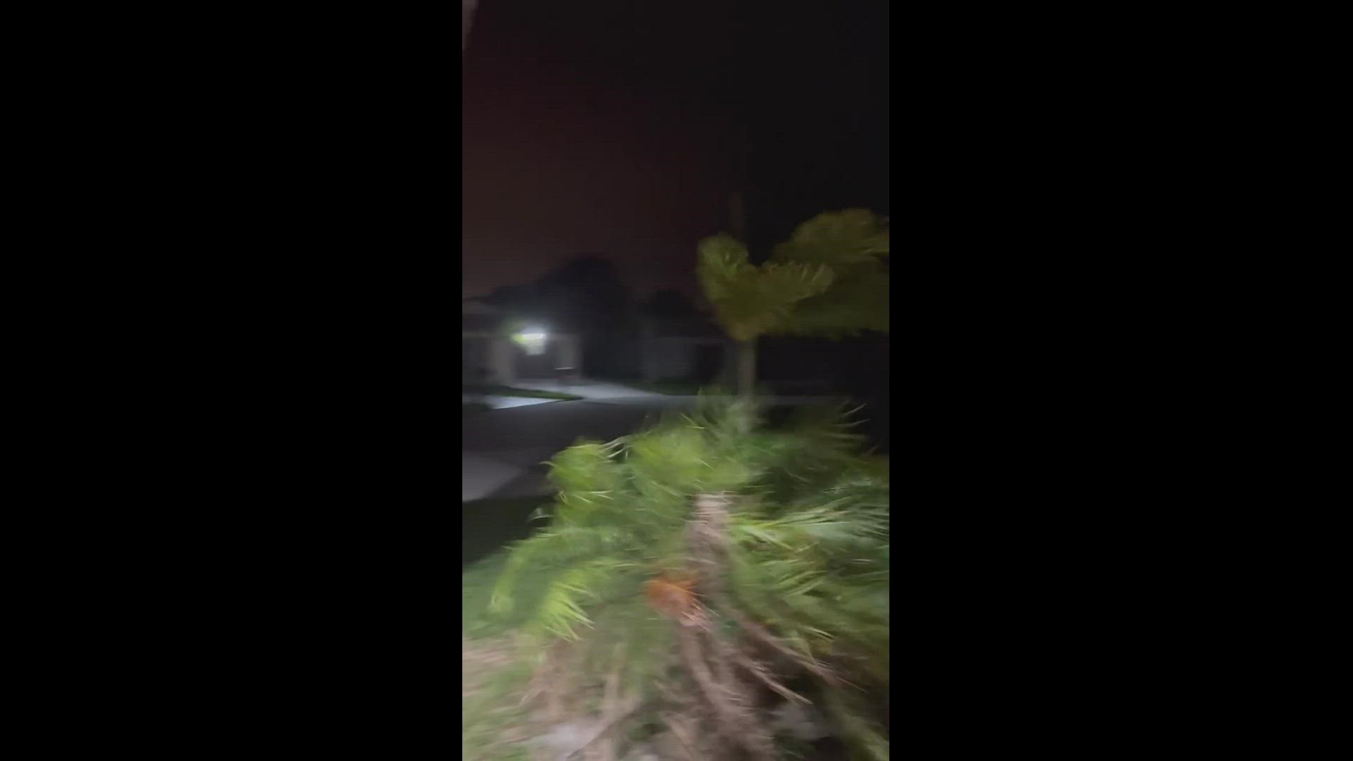 Michele Skidmore says she captured this video. She says it was taken in Fort Pierce, Florida.