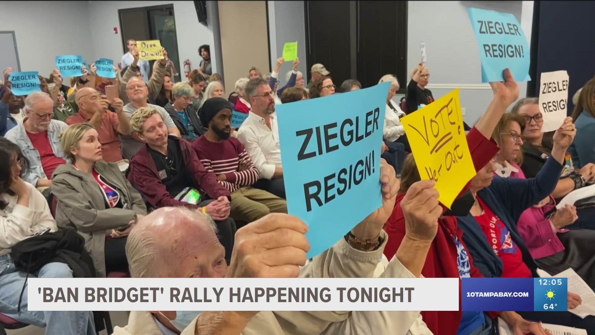 Community leaders urged her to resign after a woman accused her husband, former Florida GOP chair Christian Ziegler, of raping her.