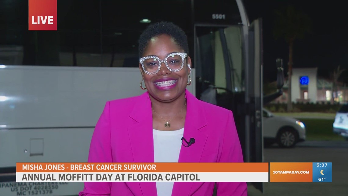 Breast cancer survivor shares importance of annual Moffitt Day at Florida capitol