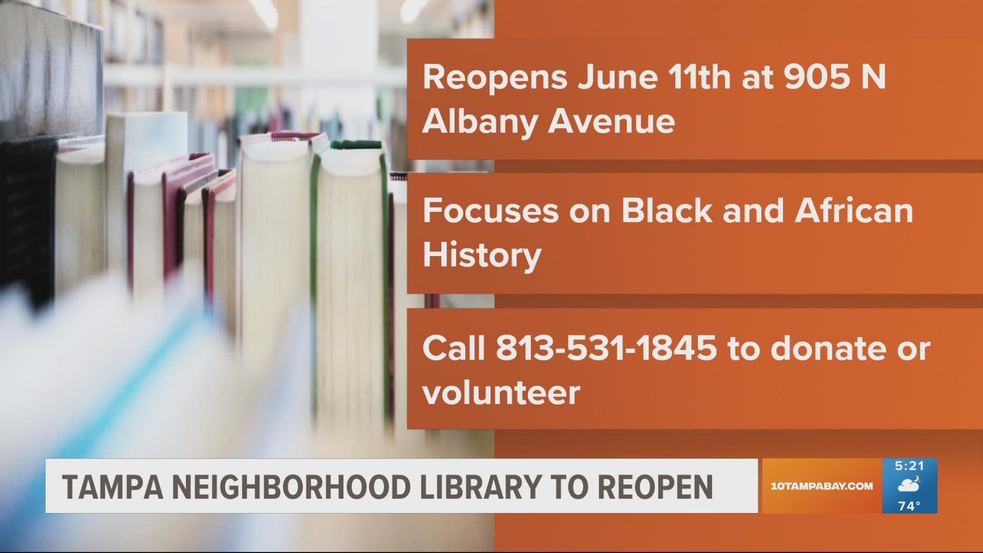 On the corner of North Albany Avenue and West Cypress Street, Walter Smith Sr. started a library in two small homes, one of which was built by his family.