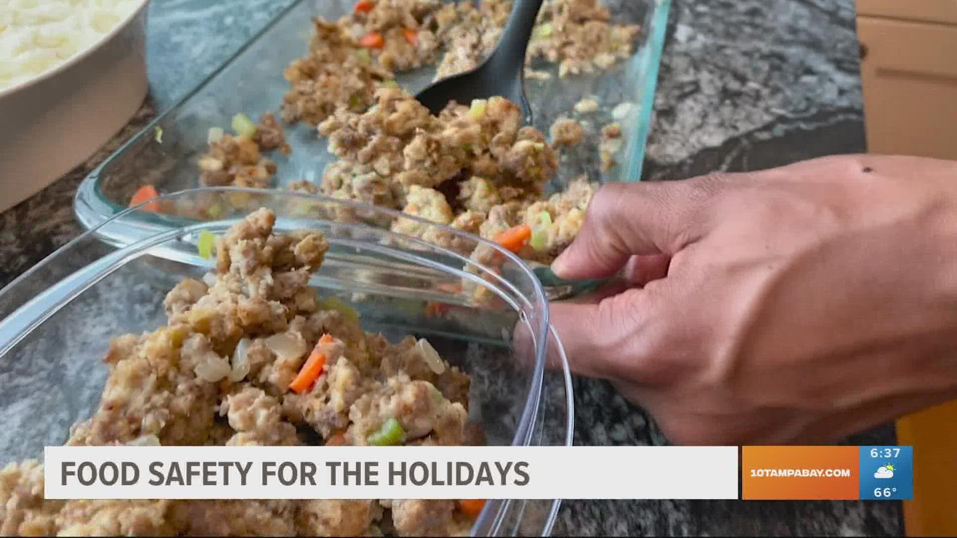 The U.S. Department of Agriculture says the Monday after Thanksgiving is the last day people can safely eat refrigerated leftovers.