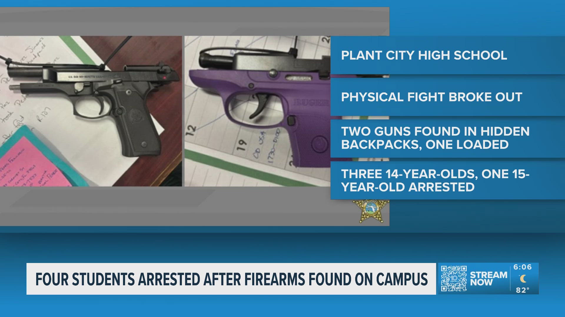 4 students arrested after firearms found on Plant City High School ...