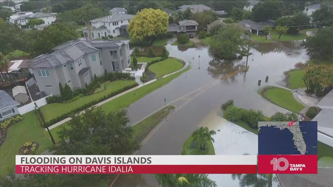 Tampa's Davis Islands Flooding From Hurricane Idalia | Wtsp.com