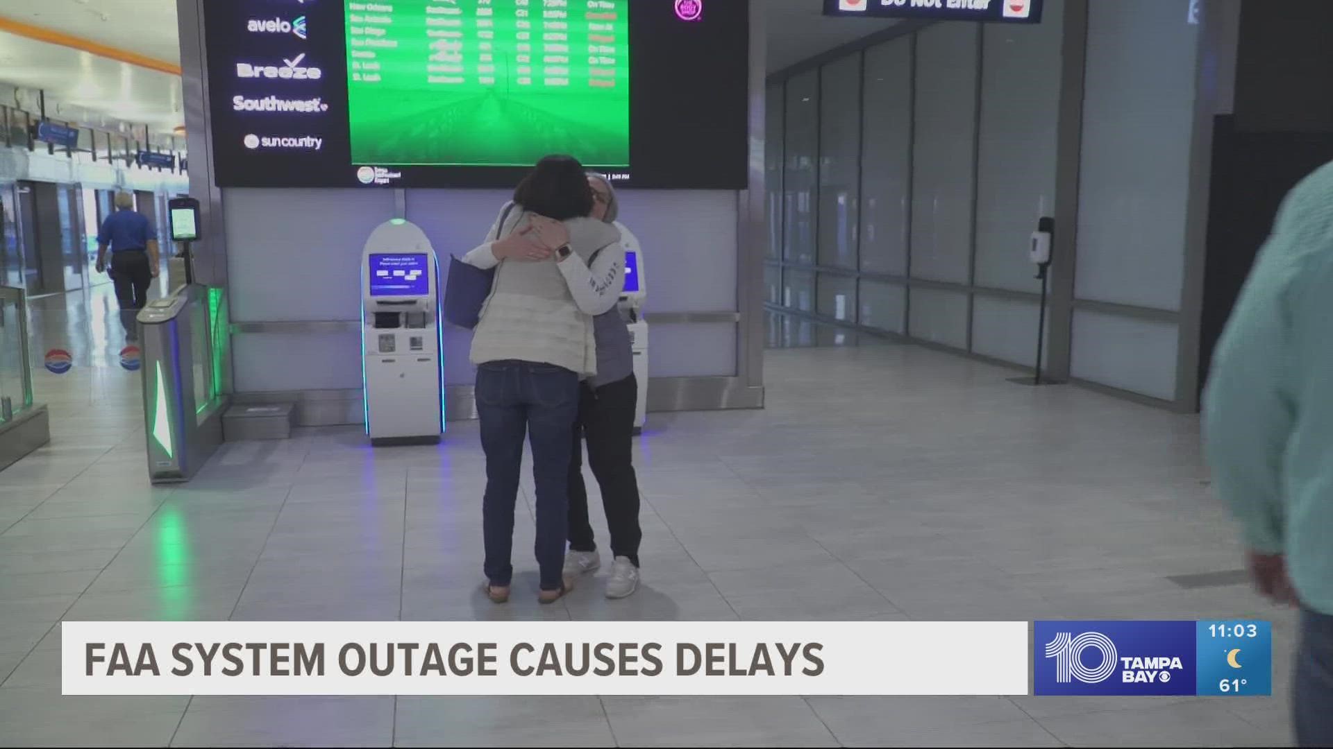 Flights Delayed At Tampa International Airport After FAA Outage | Wtsp.com