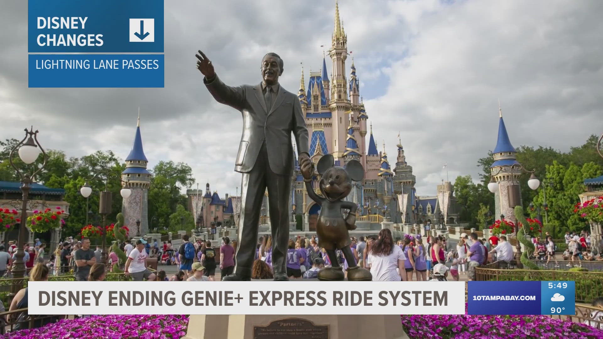 The new fast pass system will go into effect July 24.