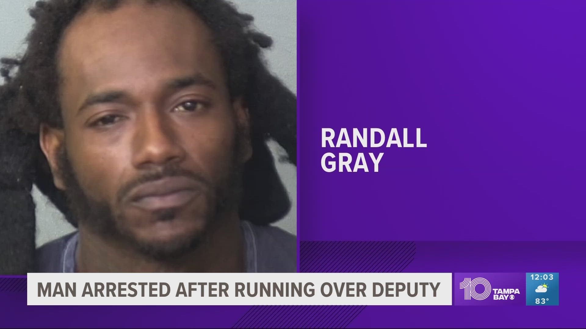 Randall Gray, who reportedly is a longtime convicted felon, is charged with attempted murder of a law enforcement officer.