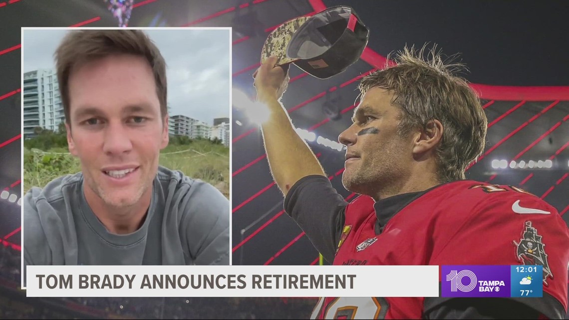 Tom Brady announces he's retiring from NFL 'for good'
