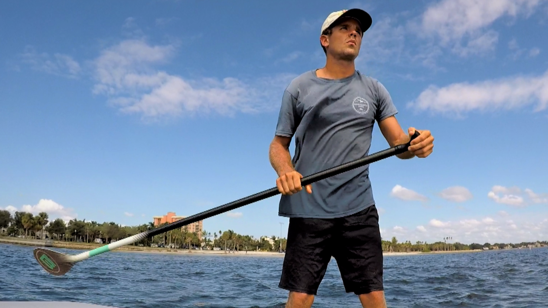 Nicholas Holzerland is about to paddleboard around the state of Florida and into the Bahamas in hopes of raising money for a foster home in his community.